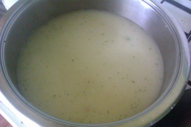 Topiona zupa jarzynowa