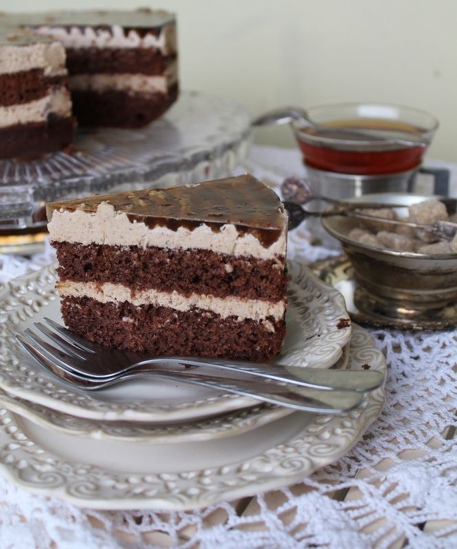 Torcik coca-cola z orzechami 