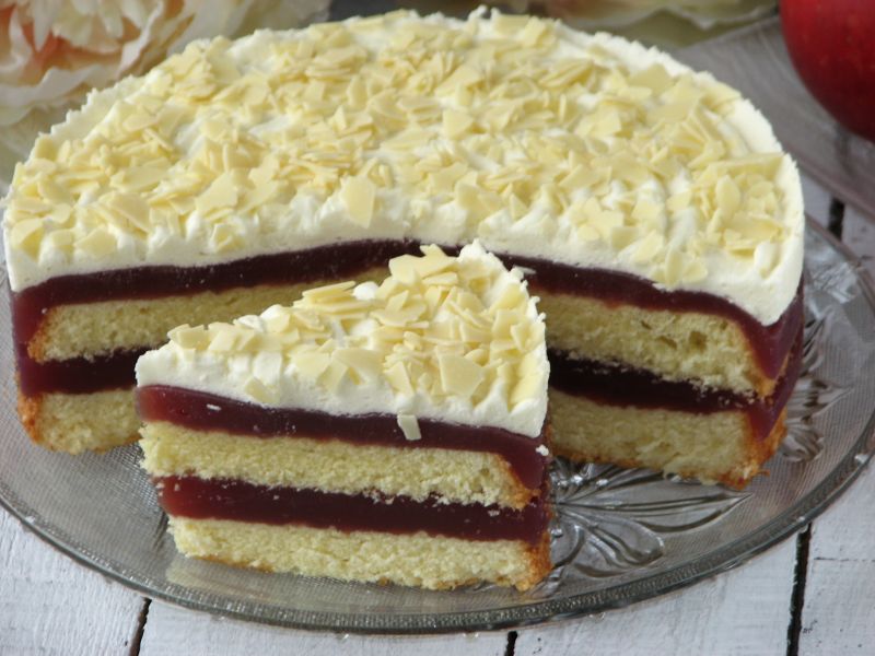 Torcik jabłkowo-aroniowy