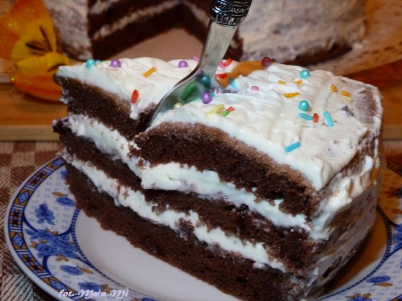 Torcik kakaowy z mascarpone Torcik kakaowy z mascarpone