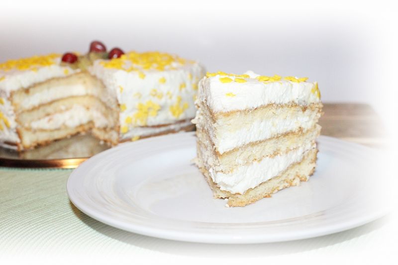 Torcik krówkowo smietanowy 