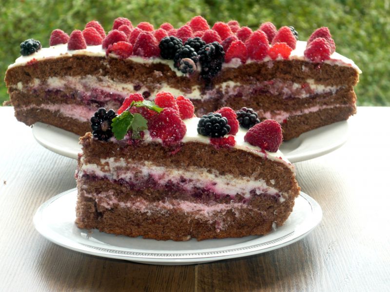 Torcik malinowy Torcik malinowy