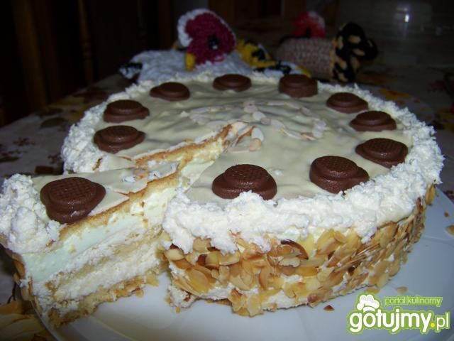 Torcik mleczna pianka dla mojej mamy ;-)