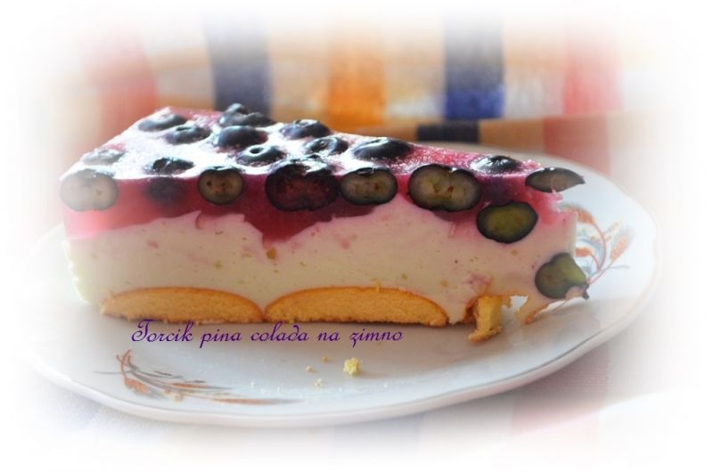 Torcik na zimno pina colada Torcik na zimno pina colada