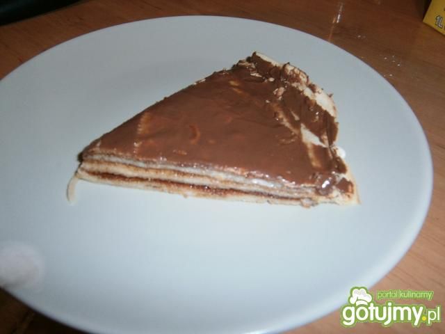Torcik naleśnikowy z nutellą i mascarpon Torcik naleśnikowy z nutellą i mascarpon