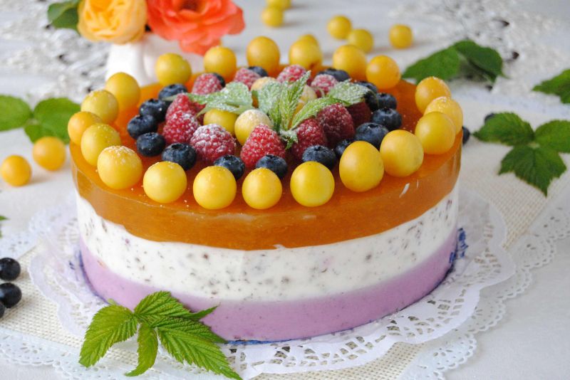 Torcik –owoce lata