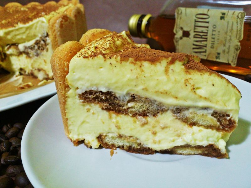 Torcik tiramisu -  moja wersja 