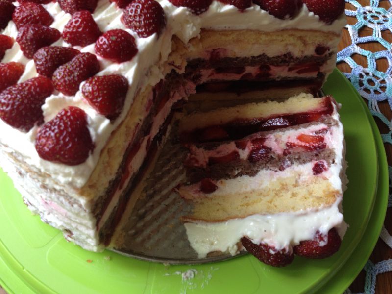 Torcik truskawkowy Torcik truskawkowy