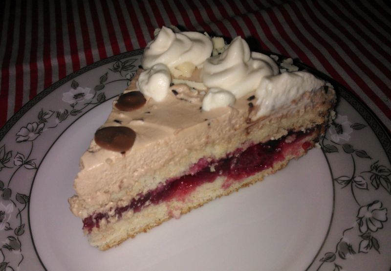 Torcik wiśniowo-czekoladowy Torcik wiśniowo-czekoladowy