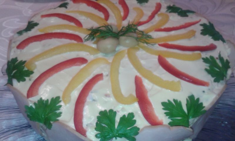 Torcik z chleba tostowego