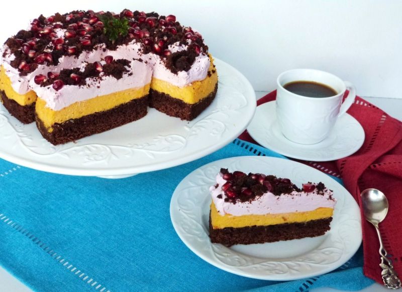 Torcik z dyniowym kremem