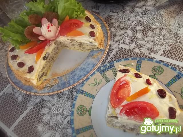 Torcik z grzybów leśnych Torcik z grzybów leśnych