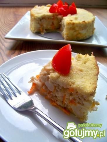 Torcik z kaszy jęczmiennej i kalafiora Torcik z kaszy jęczmiennej i kalafiora