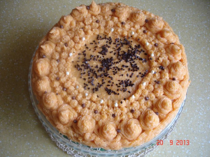 Torcik z masą batatową 