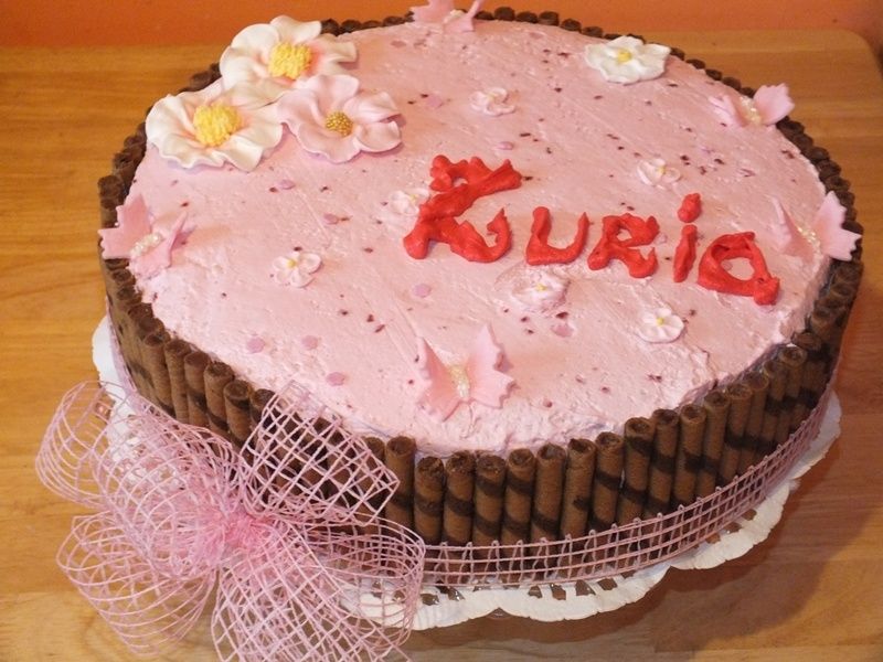 Torcik z masą malinową Torcik z masą malinową