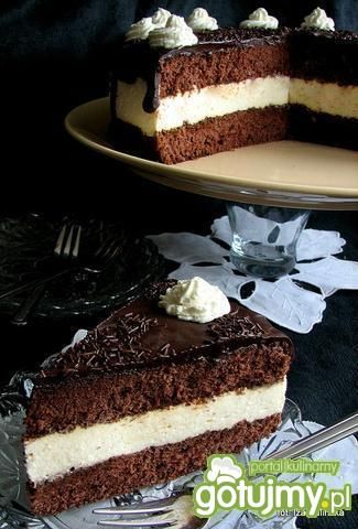 Torcik z serkowym kremem 