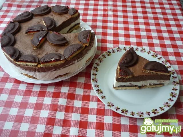 Torcik z sernika błyskawicznego. Torcik z sernika błyskawicznego.