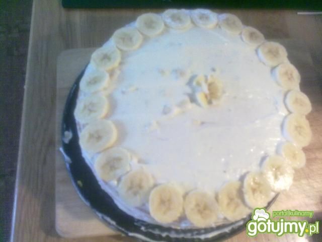 Tort a'la banoffee z bananami i karmelem Tort a'la banoffee z bananami i karmelem