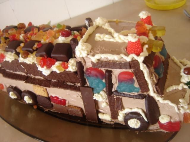 Tort - autko ciężarowe - mojego synka