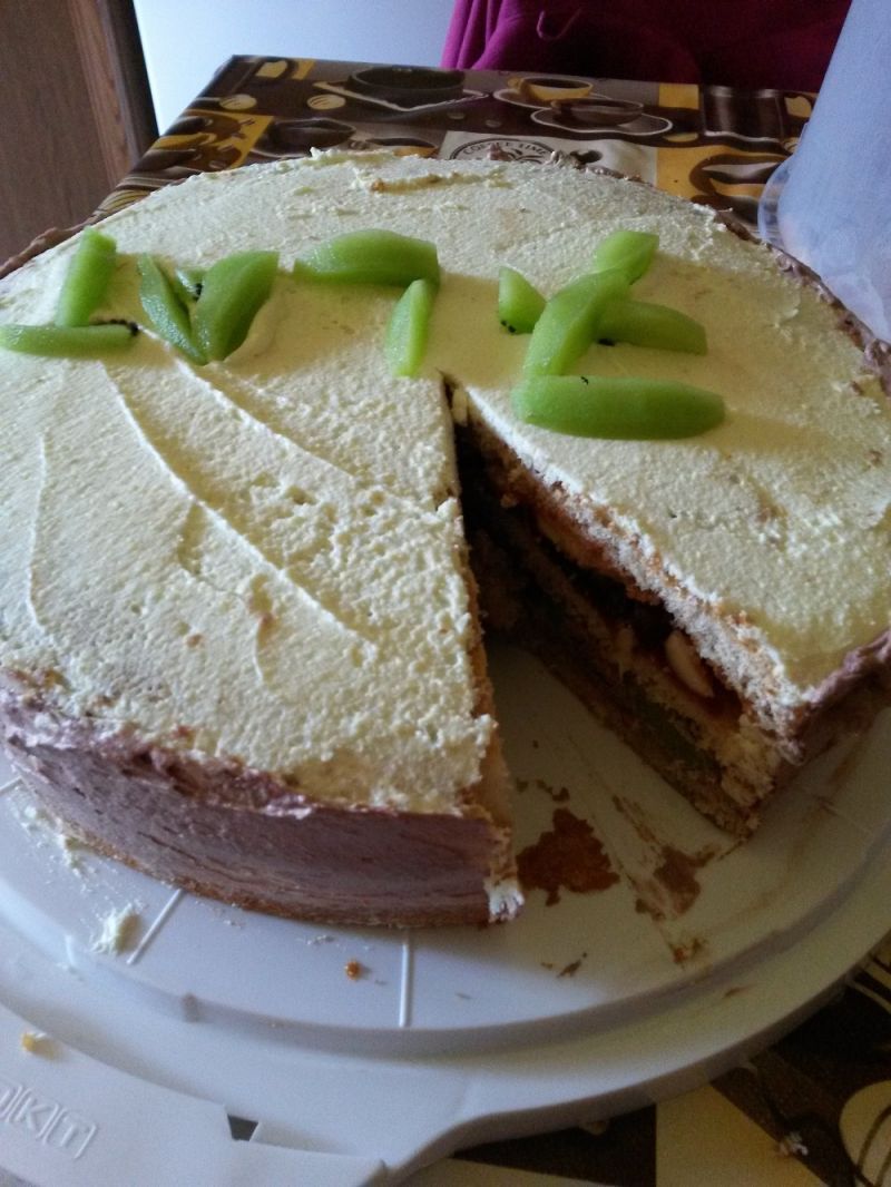 Tort cytrynowo kakaowy