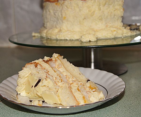 Tort cytrynowy z nutą kokosu