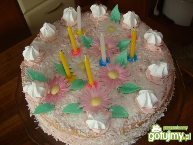 Tort czekoladowo-bakaliowy