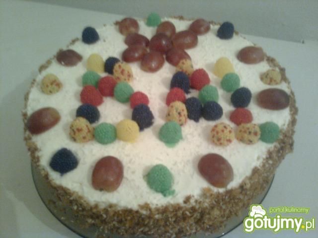 Tort jagodowo-śmietankowy Tort jagodowo-śmietankowy