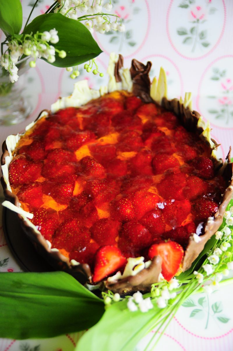 Tort jogurtowy w czekoladzie