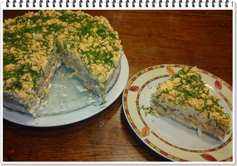 Tort kanapkowy Eli z krakersami Tort kanapkowy Eli z krakersami