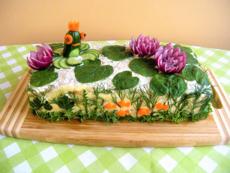 Tort kanapkowy rybny Tort kanapkowy rybny