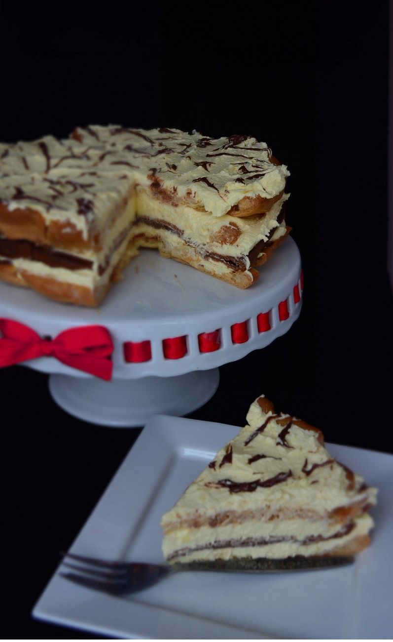 Tort karpatka z nutellą