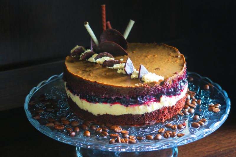 tort kawowo-chałwowy