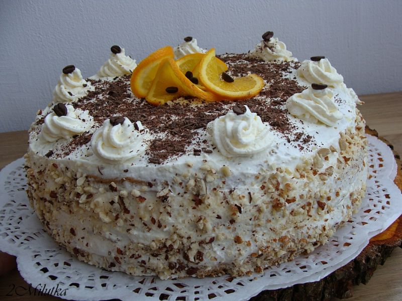 Tort kawowo-pomarańczowy Tort kawowo-pomarańczowy