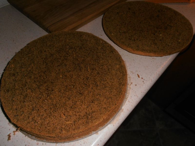 Tort kawowo-pomarańczowy