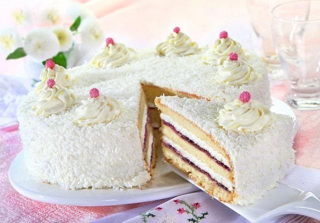 Tort kokosowy Tort kokosowy