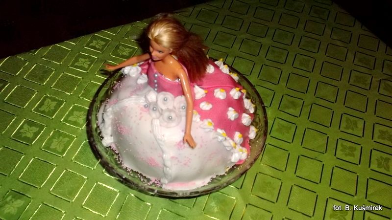 Tort Księżniczka, tort Lalka Barbie Tort Księżniczka, tort Lalka Barbie