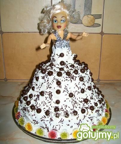Tort Lalka mleczno- kakaowy Tort Lalka mleczno- kakaowy
