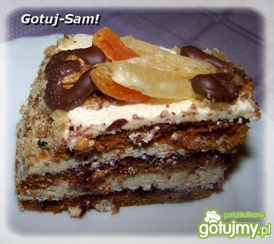 Tort miodowo-marchewkowy z kaszką Tort miodowo-marchewkowy z kaszką