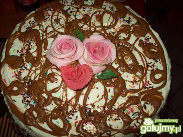 Tort morelowy z czekoladą 