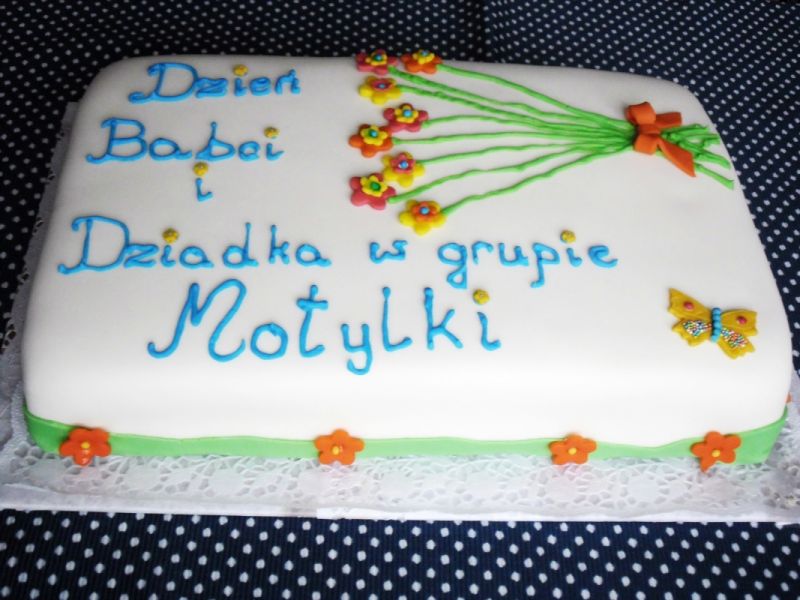 Tort na Dzień Babci i Dziadka
