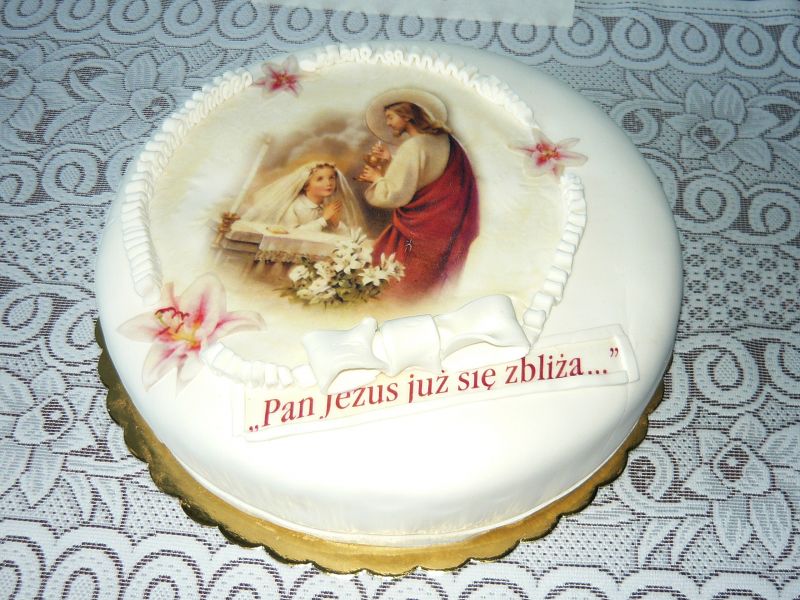 Tort  na Komunię Św