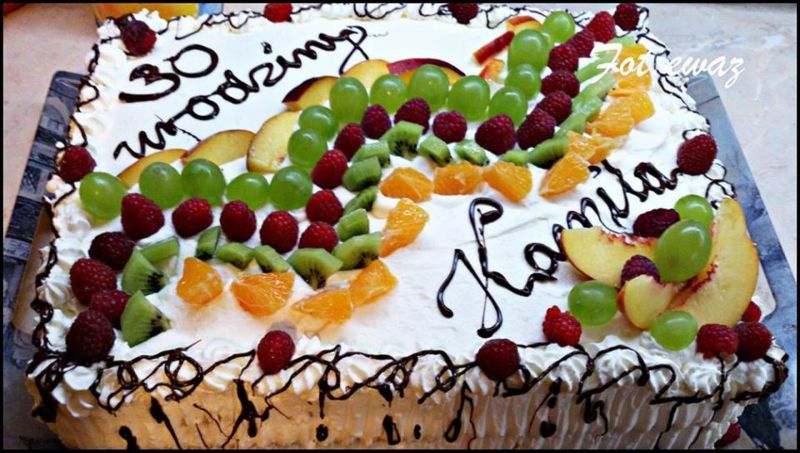 Tort na trzydziestkę Tort na trzydziestkę