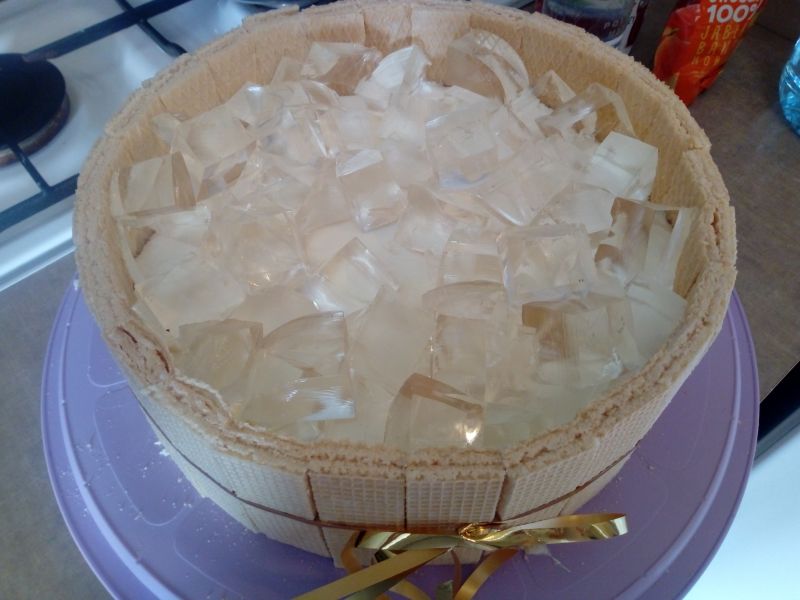 Tort na zimno beczka