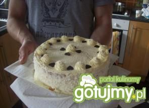 Tort o smaku kokosa  Tort o smaku kokosa