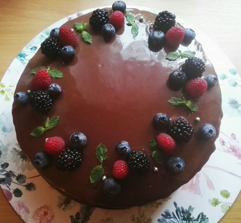 Tort "Pijana śliwka"