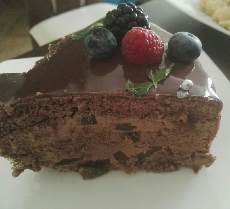 Tort "Pijana śliwka"