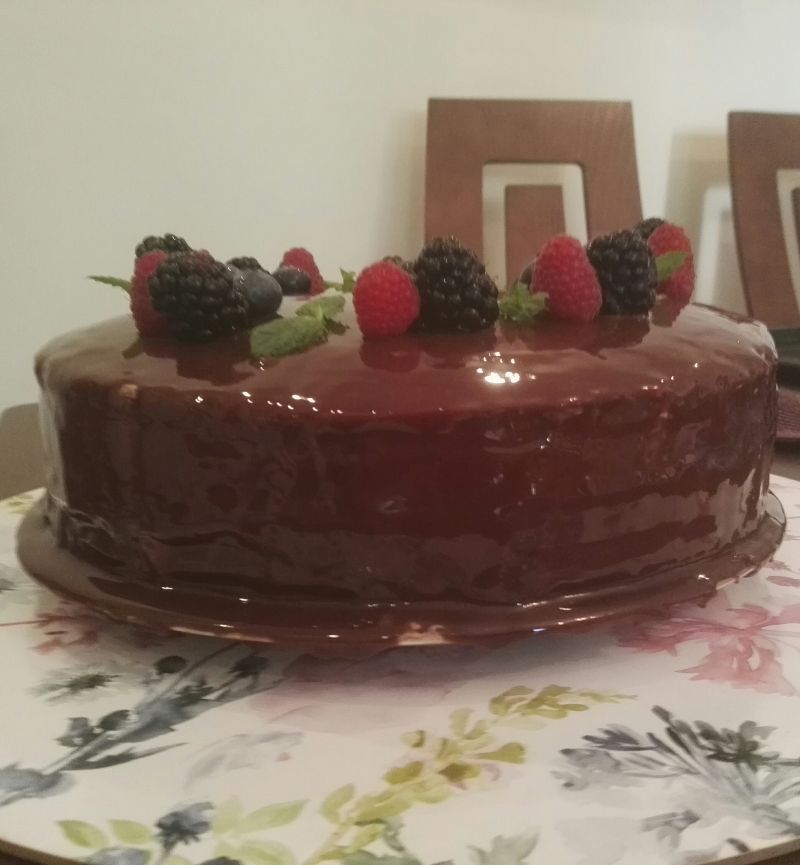 Tort "Pijana śliwka"