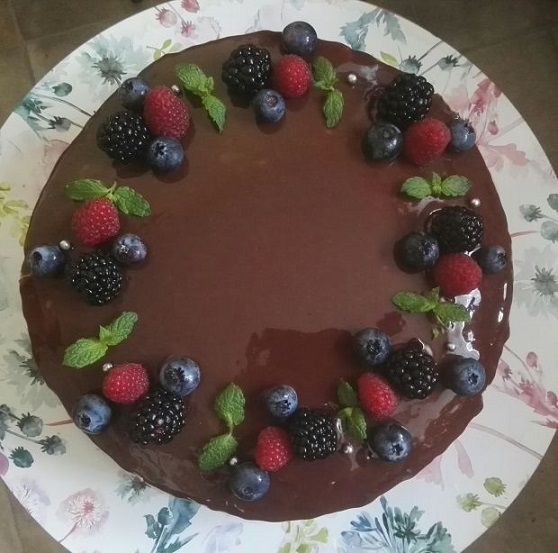 Tort "Pijana śliwka"