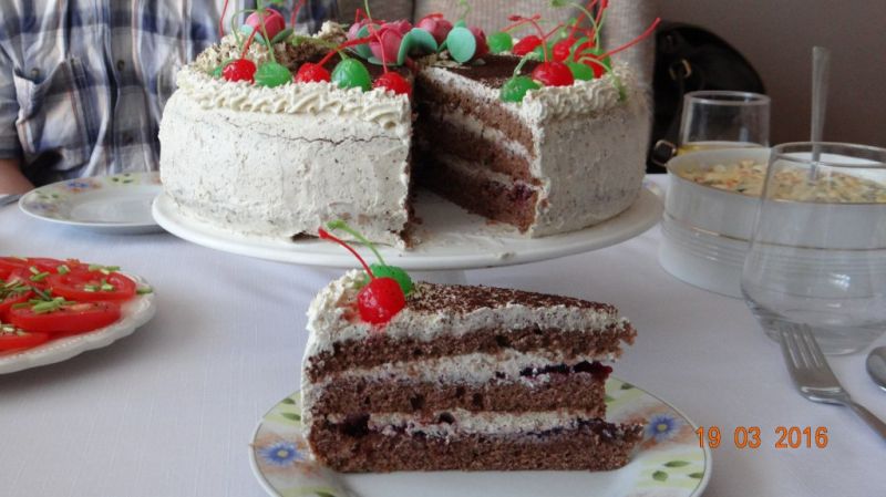 Tort podwójnie kawowy