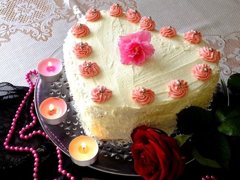 Tort serce pełne smaku